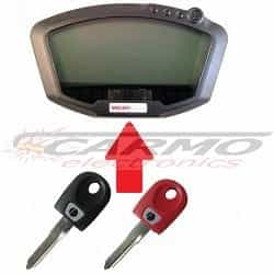 Ducati 2x chip key → unit Ducati 2x chip key → unit